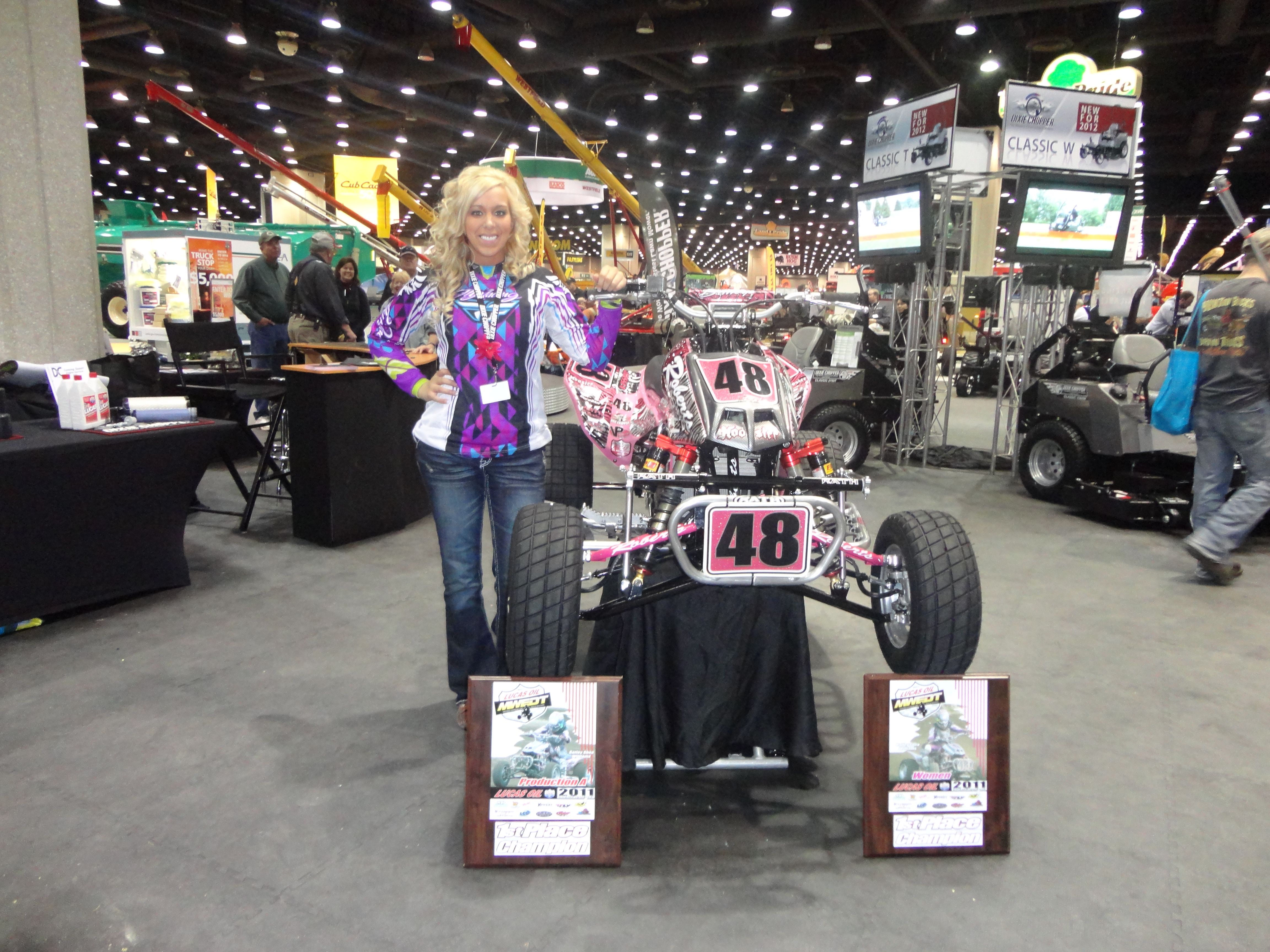 Bailey Shea Williams is the Dixie Chopper-sponsored ATV quad racer