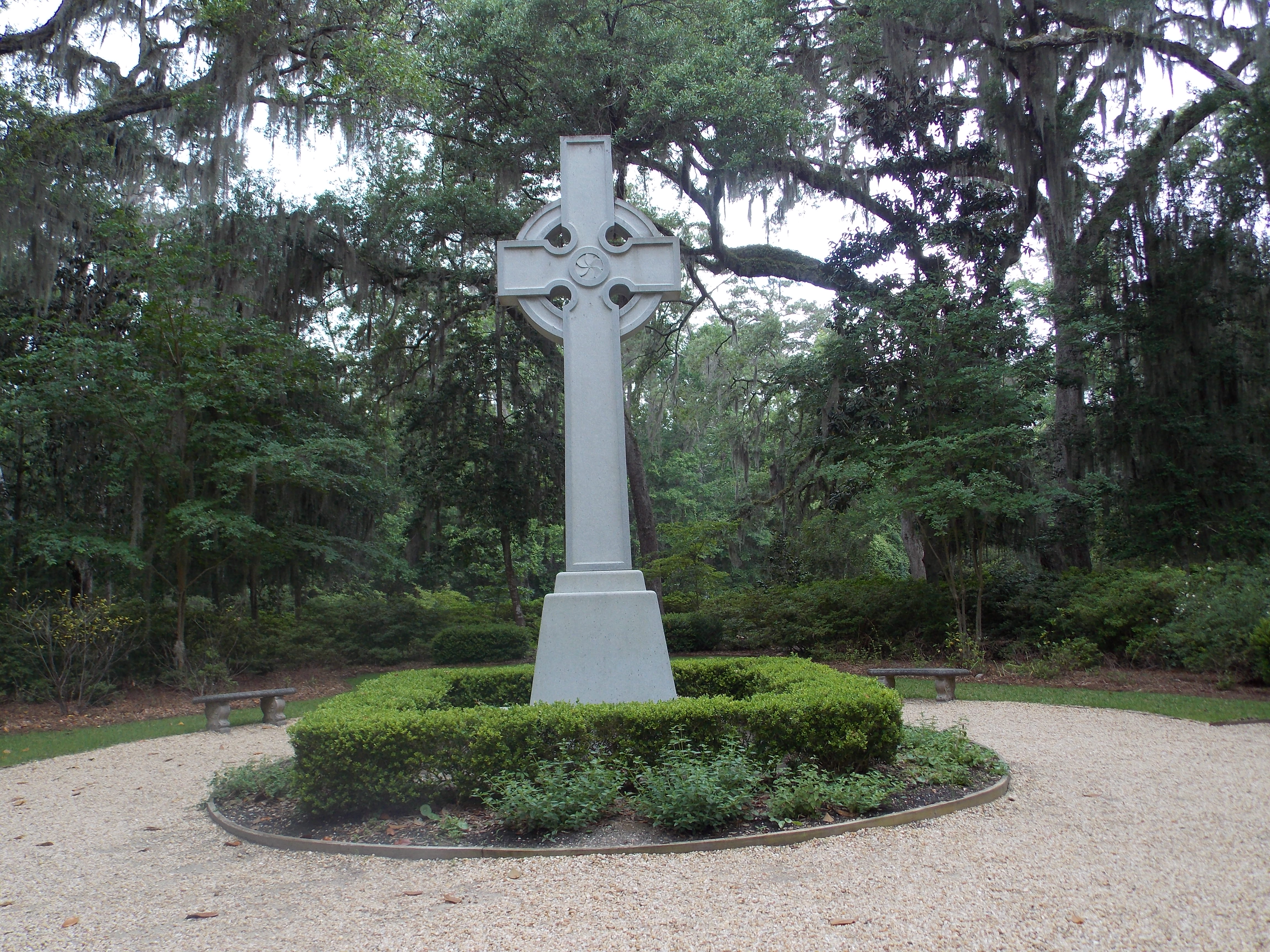 Celtic Cross Dedicated to the Memory of Charles Wesely