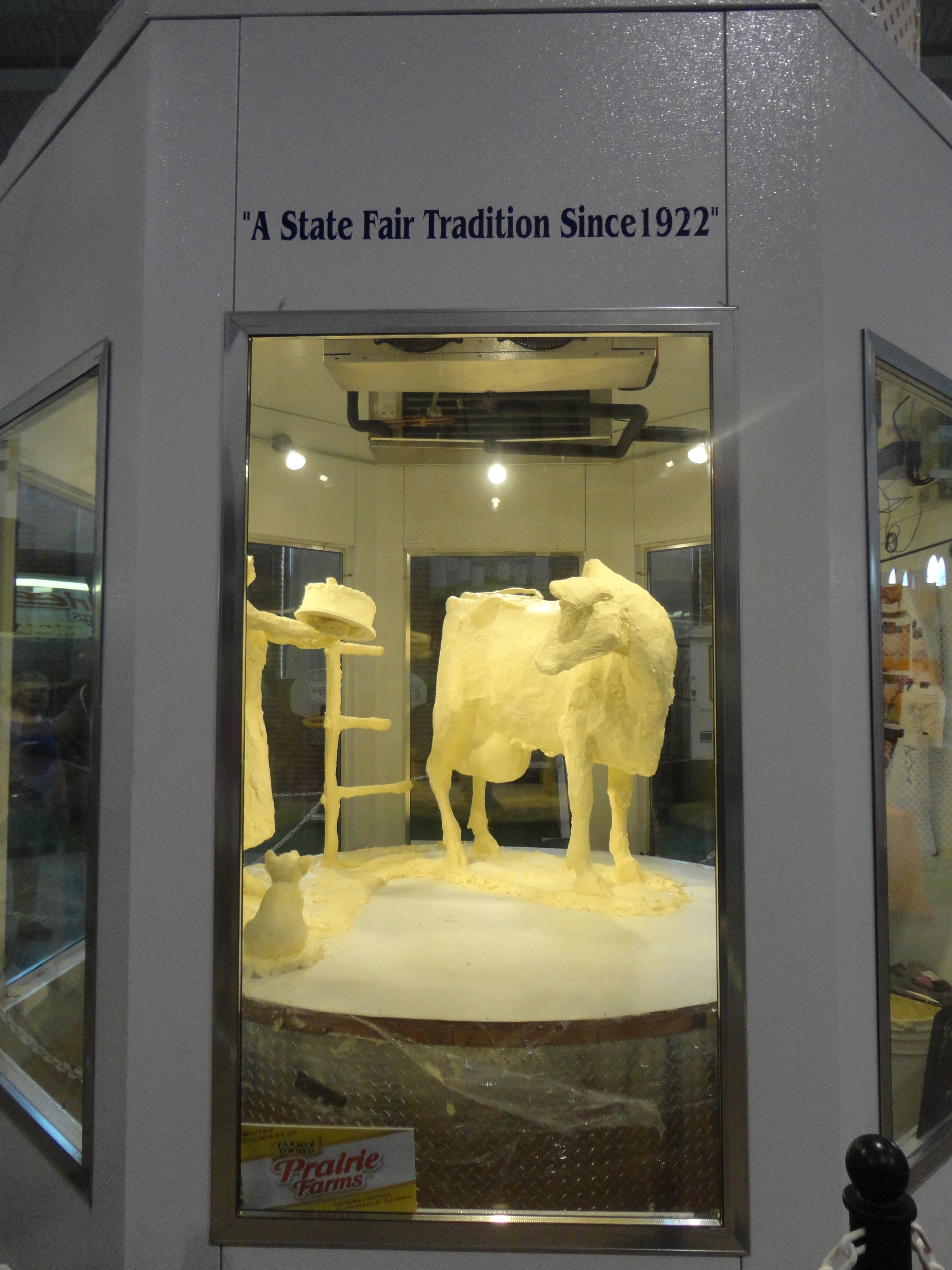 Butter Cow at the Illinois State Fair